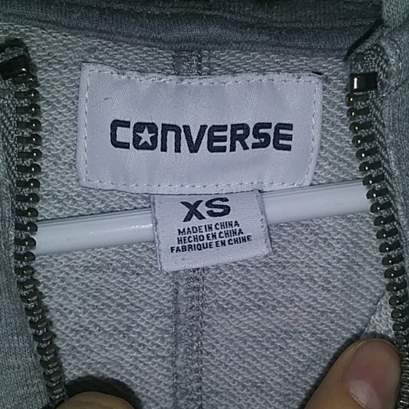 Gray converse jaket - Picture 3 of 4